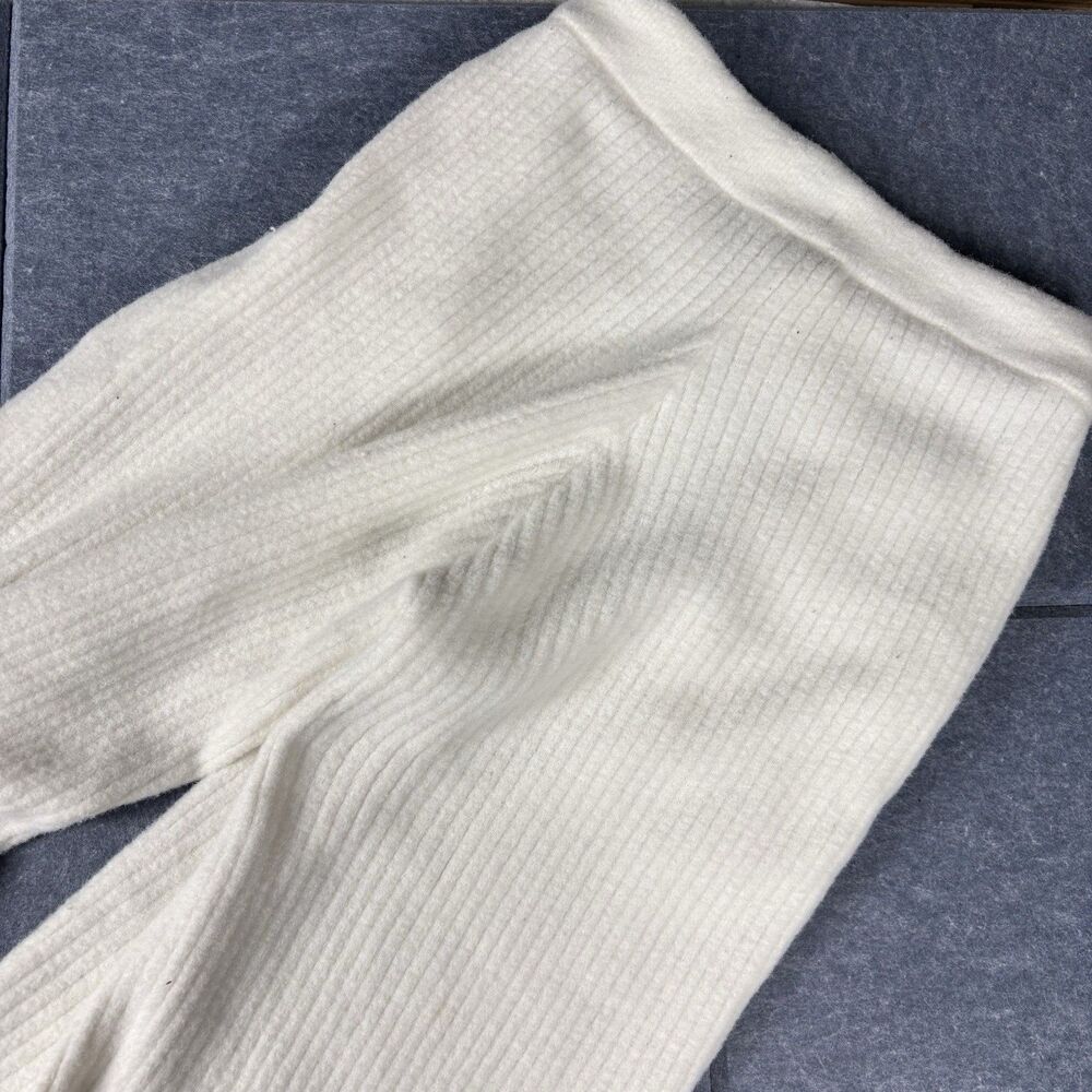 Alo Yoga Snuggle Up Sweater High-Waist Wide Leg Pant Womens XXS 2XS Cream Ivory - Picture 11 of 15